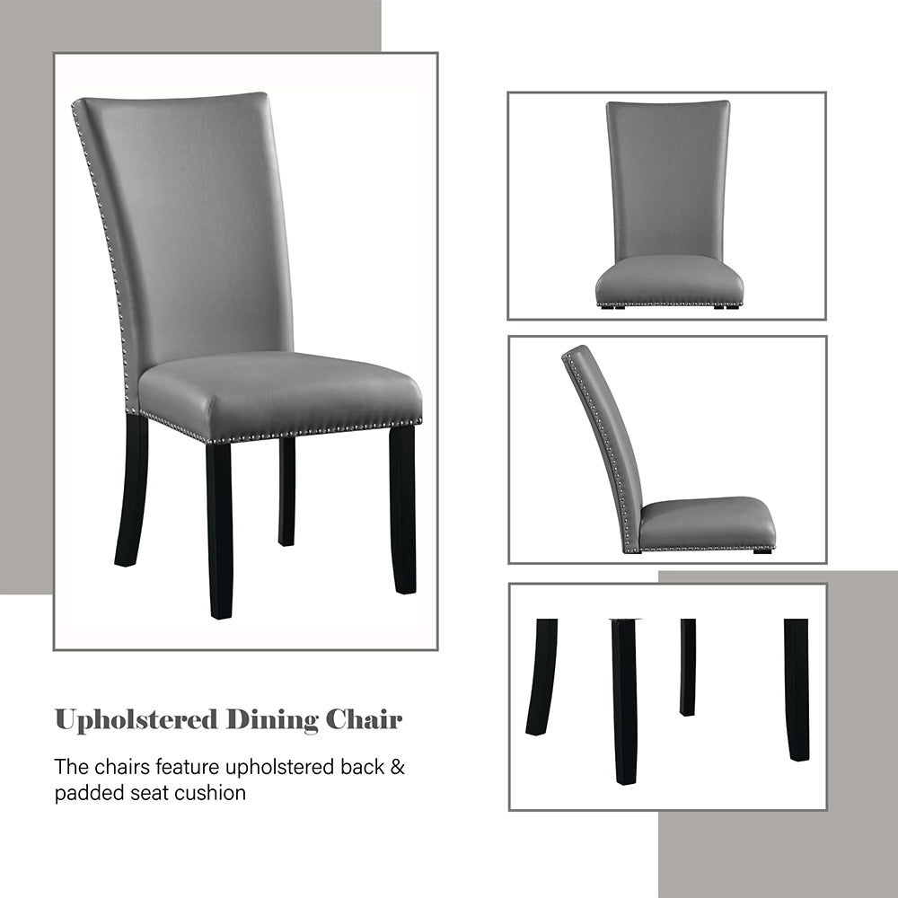 ACME Caralin Side Chair Set of 2 – top view – Lusso Furniture Miami