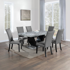 ACME Caralin Side Chair Set of 2 – back view – Lusso Furniture Miami