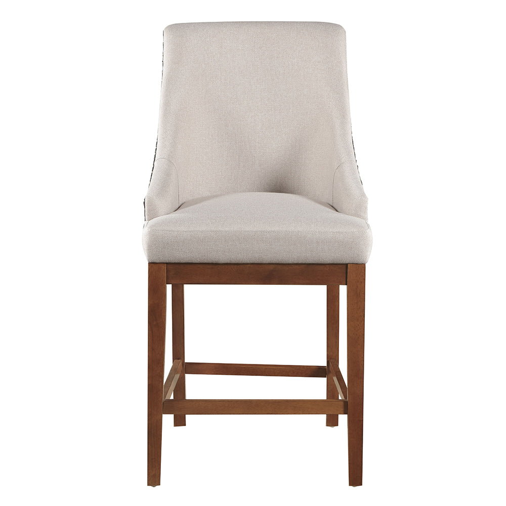 ACME Gilsea Counter Height Chair Set of 2 – side view – Lusso Furniture Miami