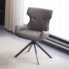 ACME Damita Swivel Side Chair Set of 2 – front view – Lusso Furniture Miami