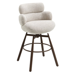 ACME Jena Swivel Counter Height Chair – angle view – Lusso Furniture Miami