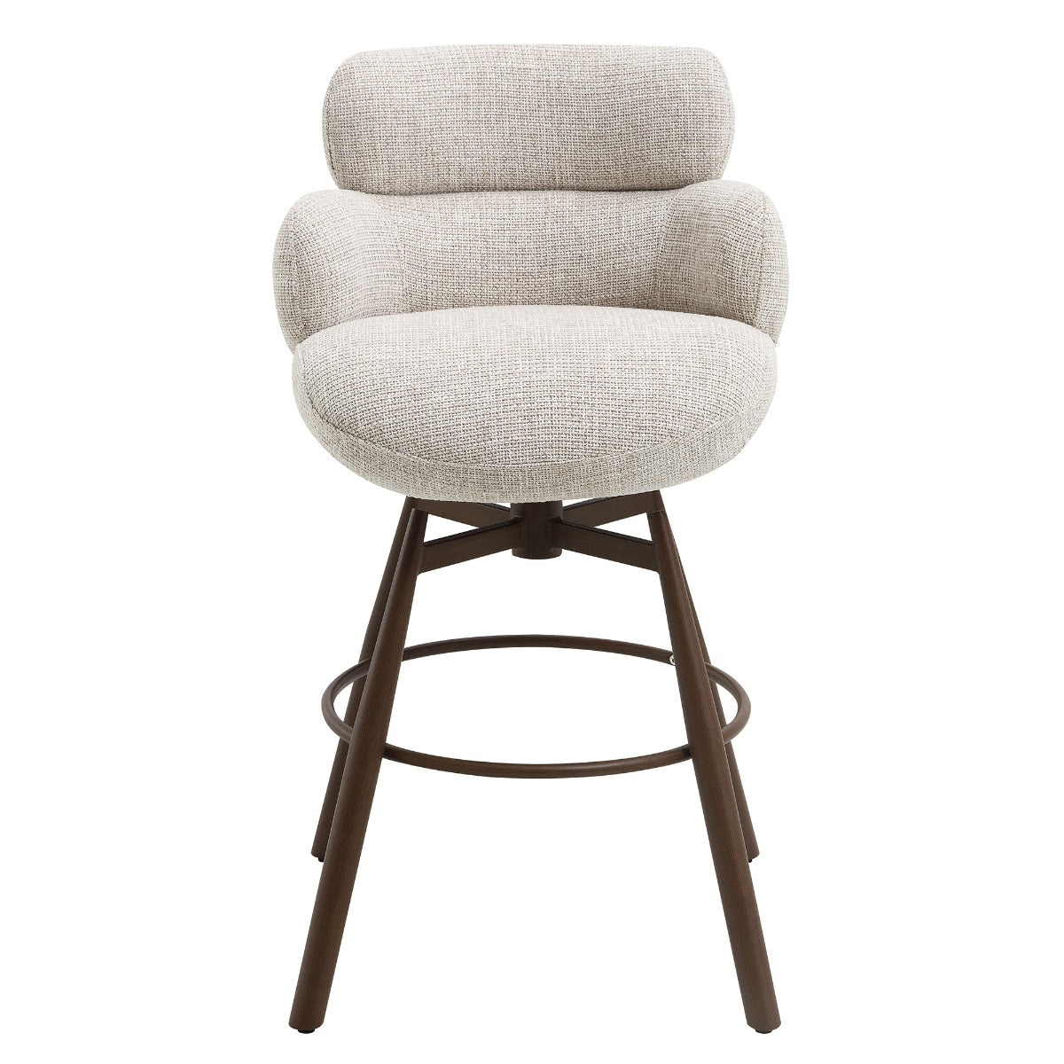 ACME Jena Swivel Counter Height Chair – side view – Lusso Furniture Miami
