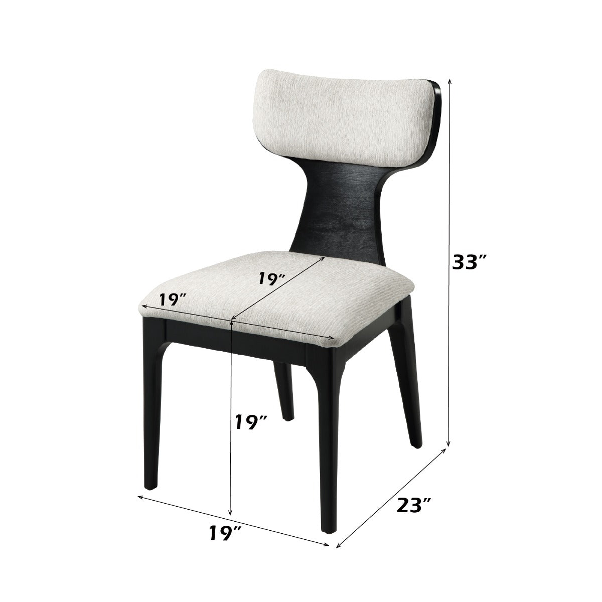 ACME Marioly Side Chair Set of 2 – finish detail – Lusso Furniture Miami
