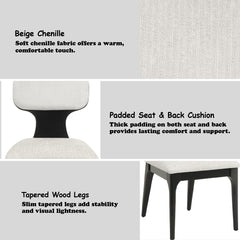 ACME Marioly Side Chair Set of 2 – close-up – Lusso Furniture Miami