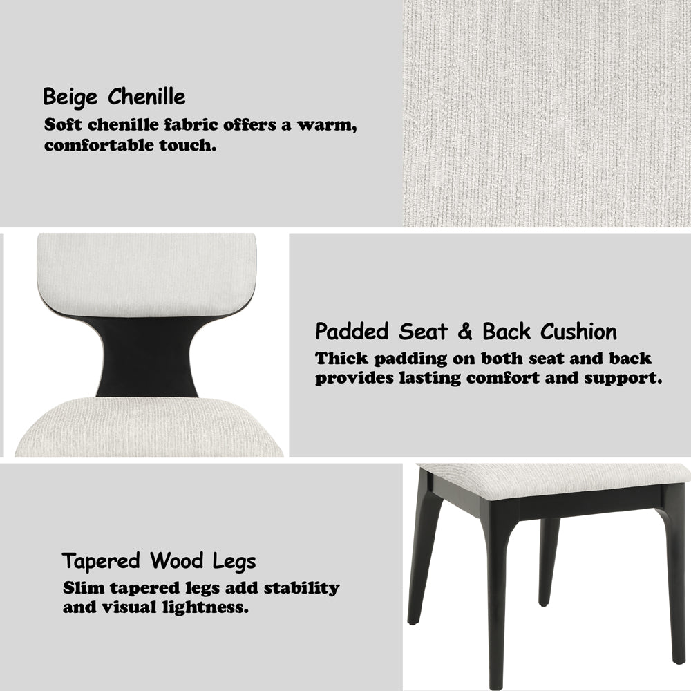 ACME Marioly Side Chair Set of 2 – close-up – Lusso Furniture Miami