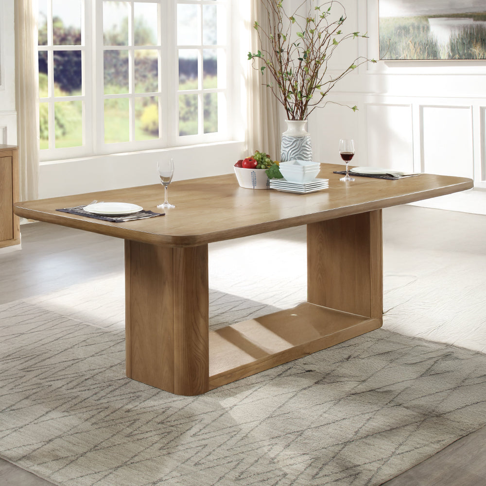 ACME Zoey Dining Table – front view – Lusso Furniture Miami