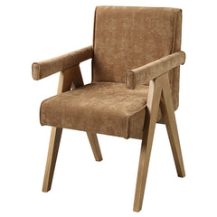 ACME Zoey Arm Chair Set of 2 – angle view – Lusso Furniture Miami