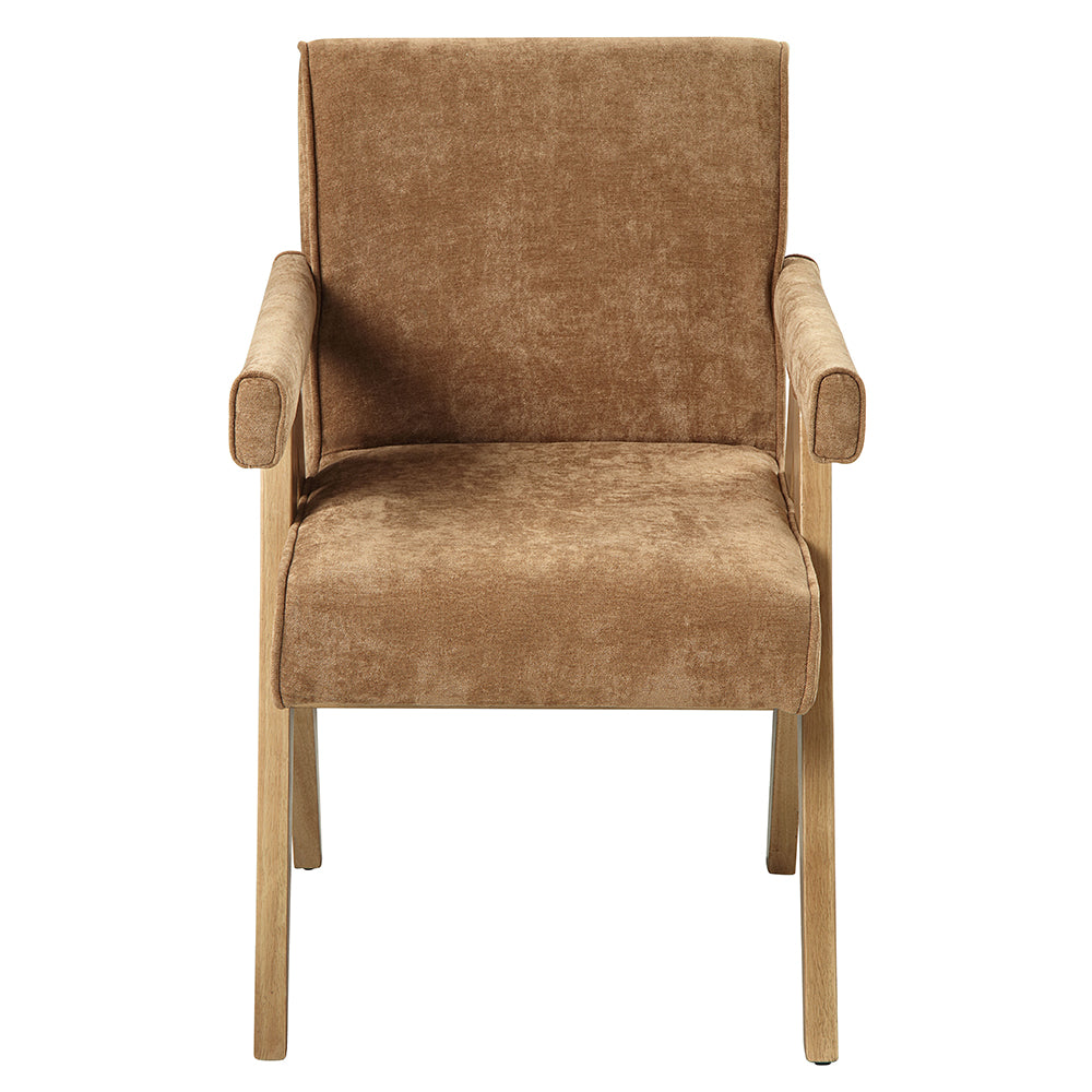 ACME Zoey Arm Chair Set of 2 – side view – Lusso Furniture Miami