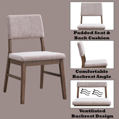 ACME Seda Side Chair Set of 2 – close-up – Lusso Furniture Miami