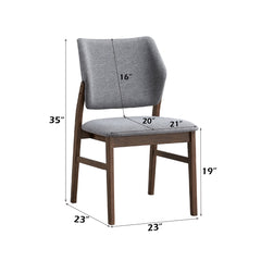 ACME Sarha Side Chair Set of 2 – back view – Lusso Furniture Miami