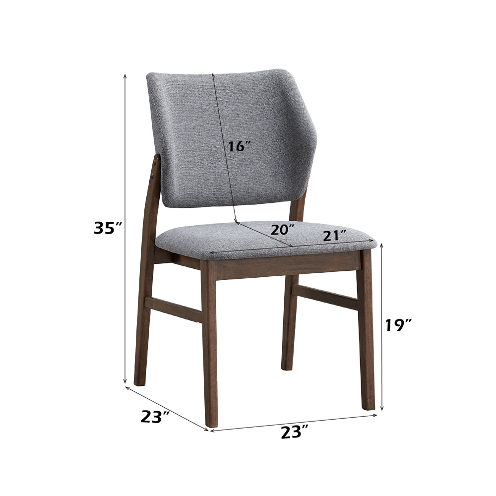 ACME Sarha Side Chair Set of 2 – back view – Lusso Furniture Miami