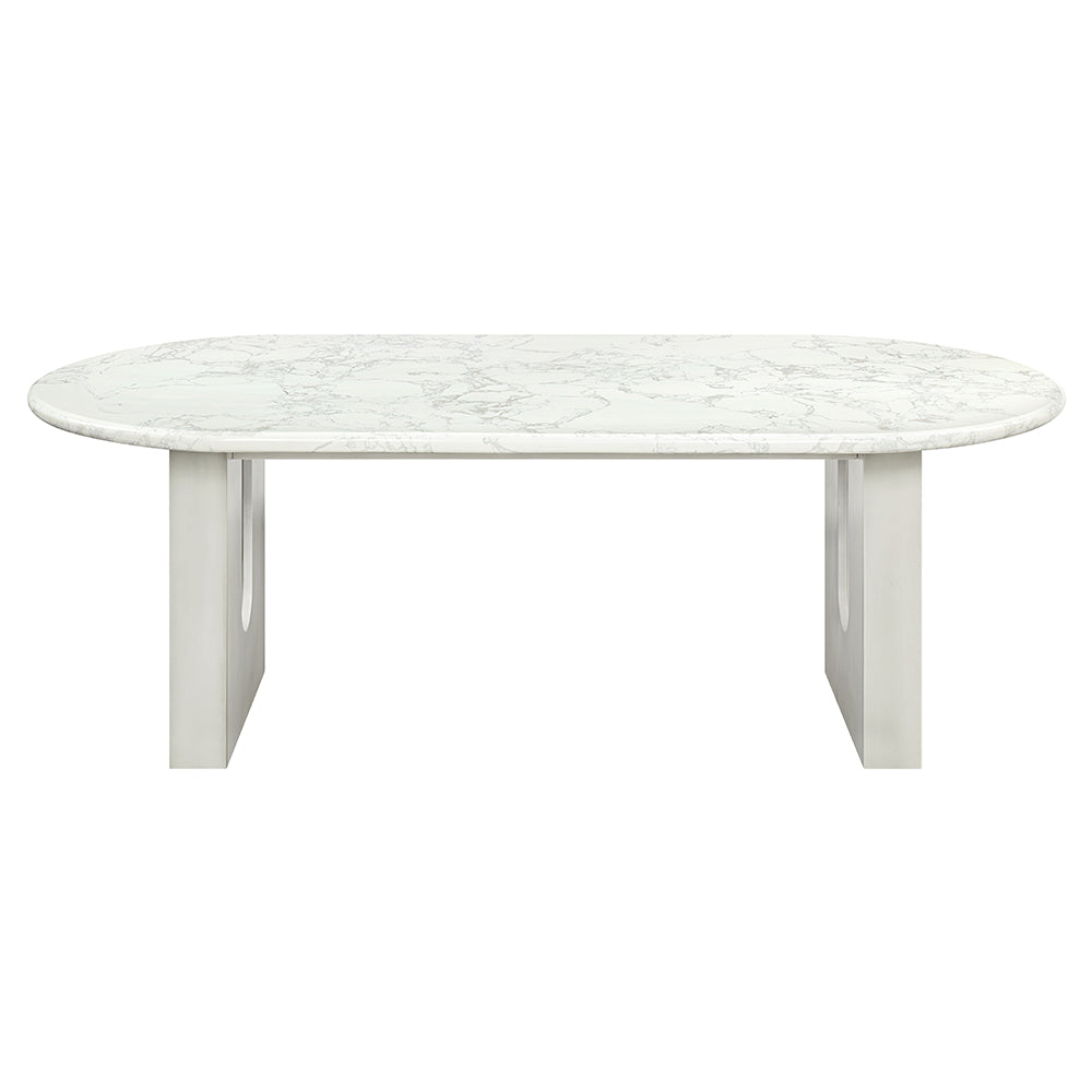 ACME Zayn Dining Table – angle view – Lusso Furniture Miami