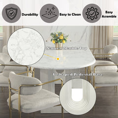 ACME Zayn Dining Table – close-up – Lusso Furniture Miami