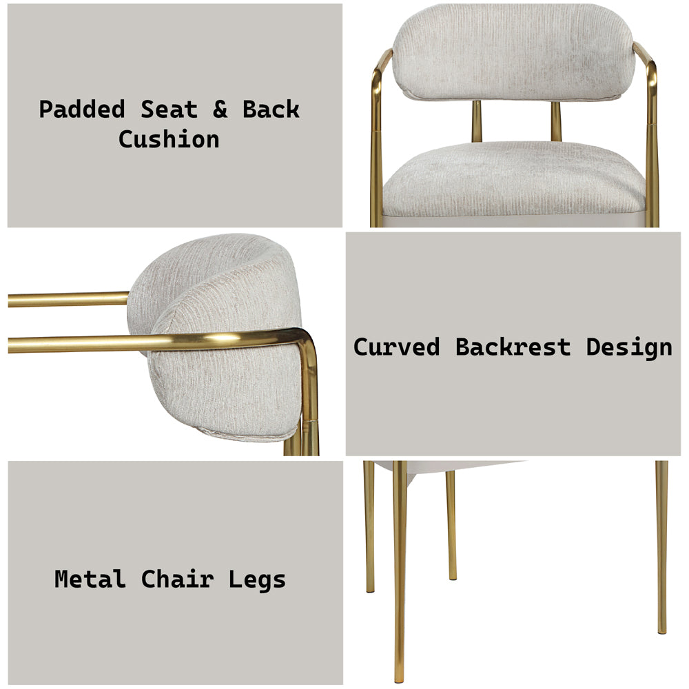 ACME Zayn Arm Chair Set of 2 – close-up – Lusso Furniture Miami