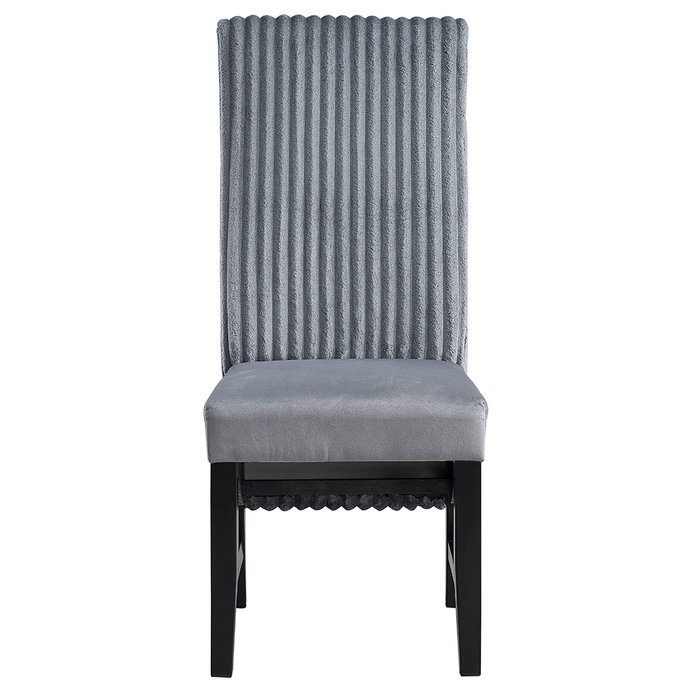ACME Kini Side Chair Set of 2 – side view – Lusso Furniture Miami