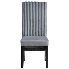 ACME Kini Side Chair Set of 2 – side view – Lusso Furniture Miami