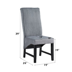 ACME Kini Side Chair Set of 2 – back view – Lusso Furniture Miami