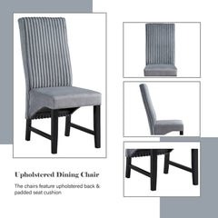 ACME Kini Side Chair Set of 2 – top view – Lusso Furniture Miami