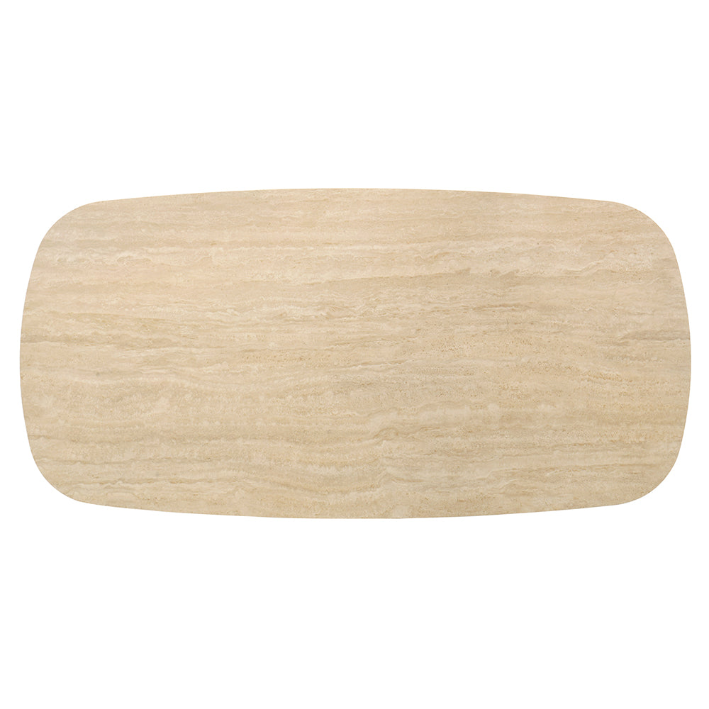 ACME Davita Ceramic Top Dining Table – room setting – Lusso Furniture Miami