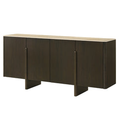 ACME Davita Ceramic Top Server – side view – Lusso Furniture Miami