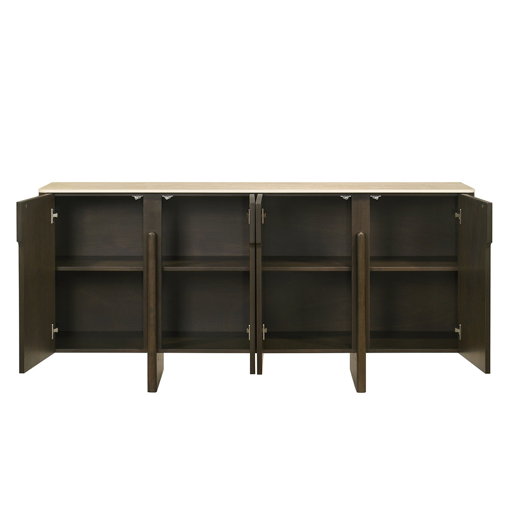 ACME Davita Ceramic Top Server – room setting – Lusso Furniture Miami