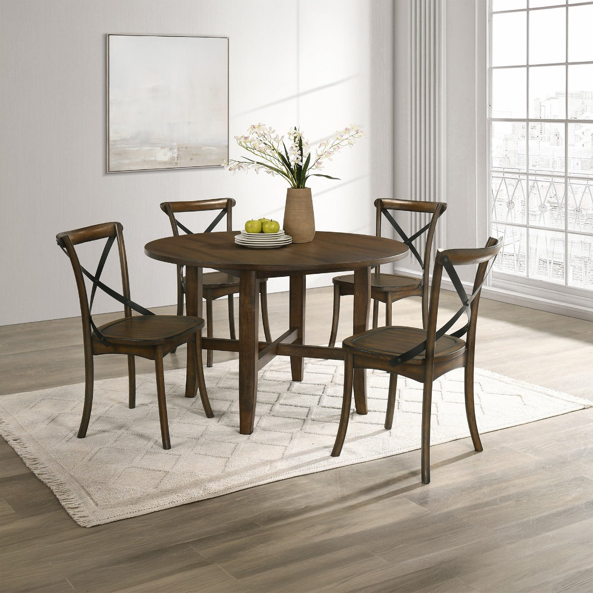 ACME Kendric Dining Table – angle view – Lusso Furniture Miami