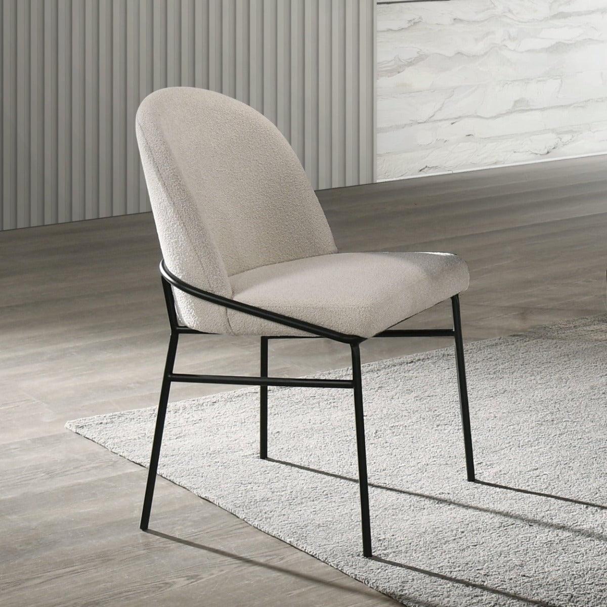 ACME Lark Side Chair Set of 2 – front view – Lusso Furniture Miami