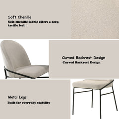 ACME Lark Side Chair Set of 2 – close-up – Lusso Furniture Miami