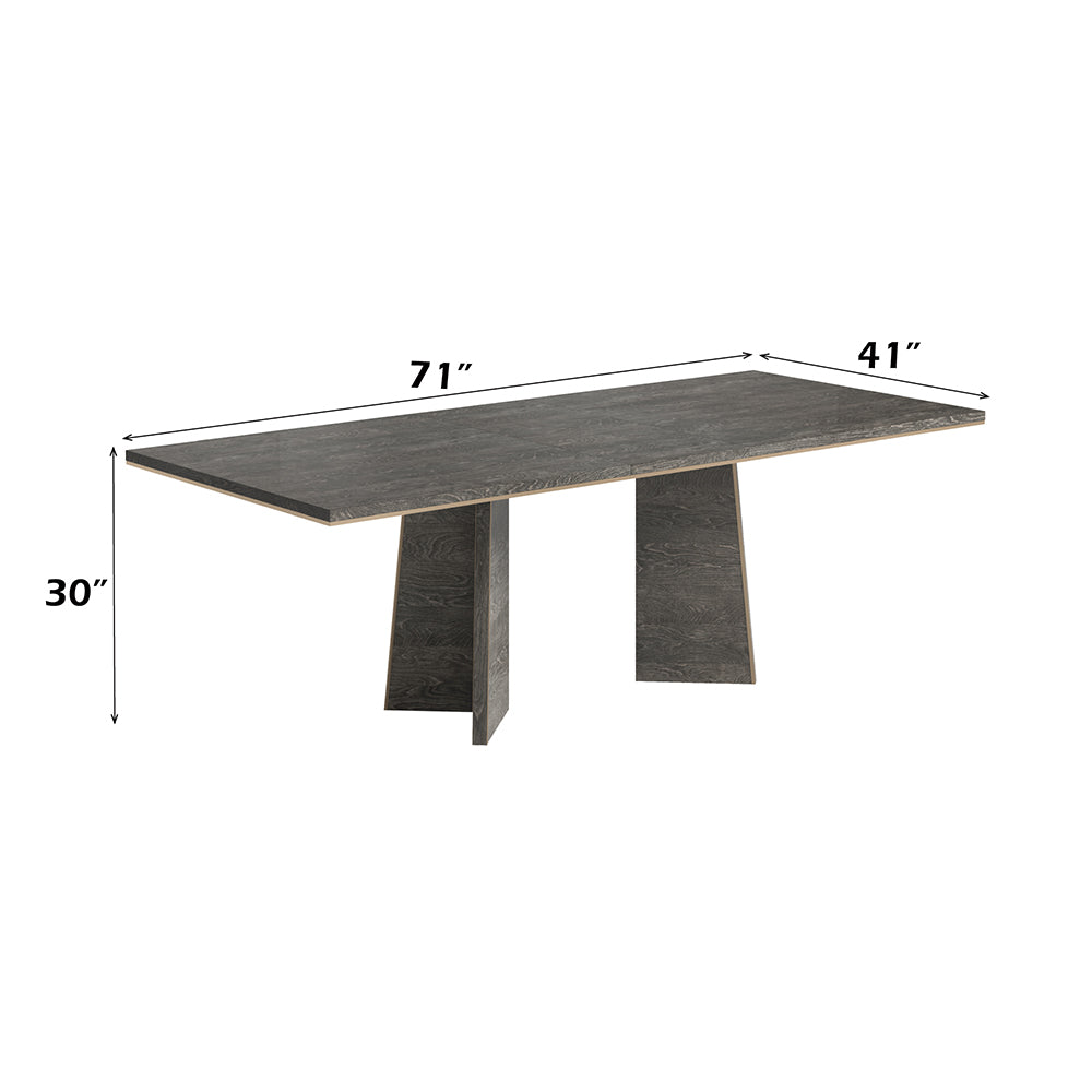 ACME Venezia Dining Table – room setting – Lusso Furniture Miami