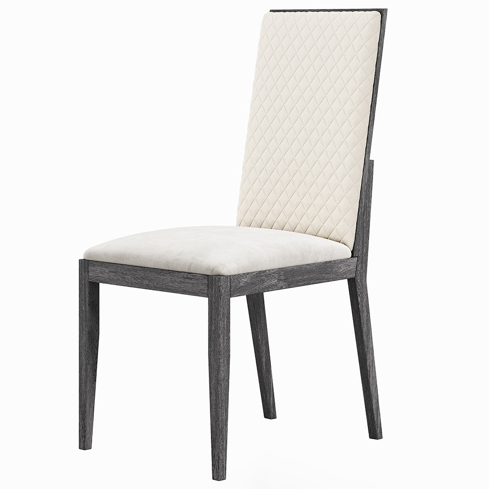 ACME Venezia Side Chair Set of 2 – angle view – Lusso Furniture Miami