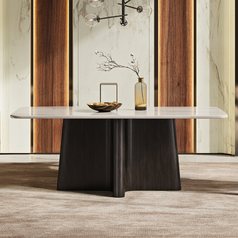 ACME Jacory Dining Table – front view – Lusso Furniture Miami