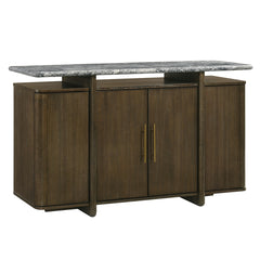 ACME Dillon Marble Top Server – angle view – Lusso Furniture Miami