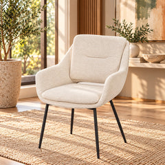 ACME Bexley Arm Chair Set of 2 – front view – Lusso Furniture Miami