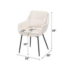 ACME Bexley Arm Chair Set of 2 – view 13 – Lusso Furniture Miami