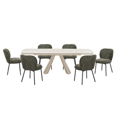 ACME Cassian Side Chair Set of 2 – view 12 – Lusso Furniture Miami
