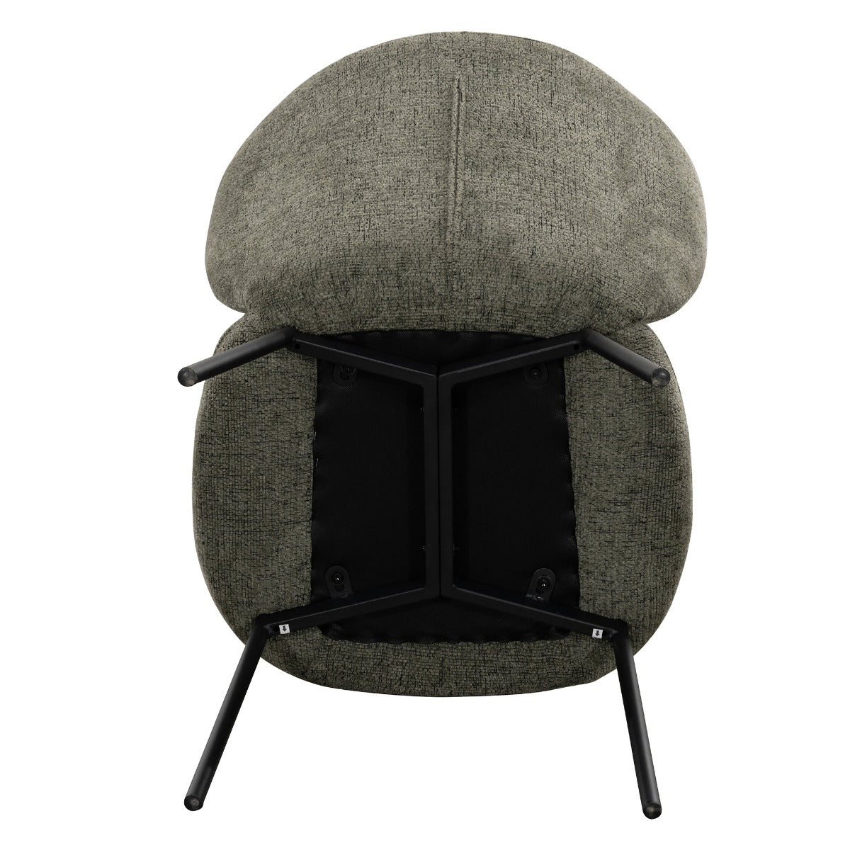 ACME Cassian Side Chair Set of 2 – close-up – Lusso Furniture Miami
