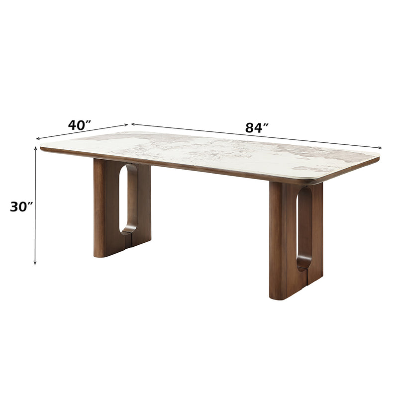 ACME Harvey Ceramic Top Dining Table-zoom-