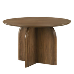ACME Delmon Round Dining Table – side view – Lusso Furniture Miami