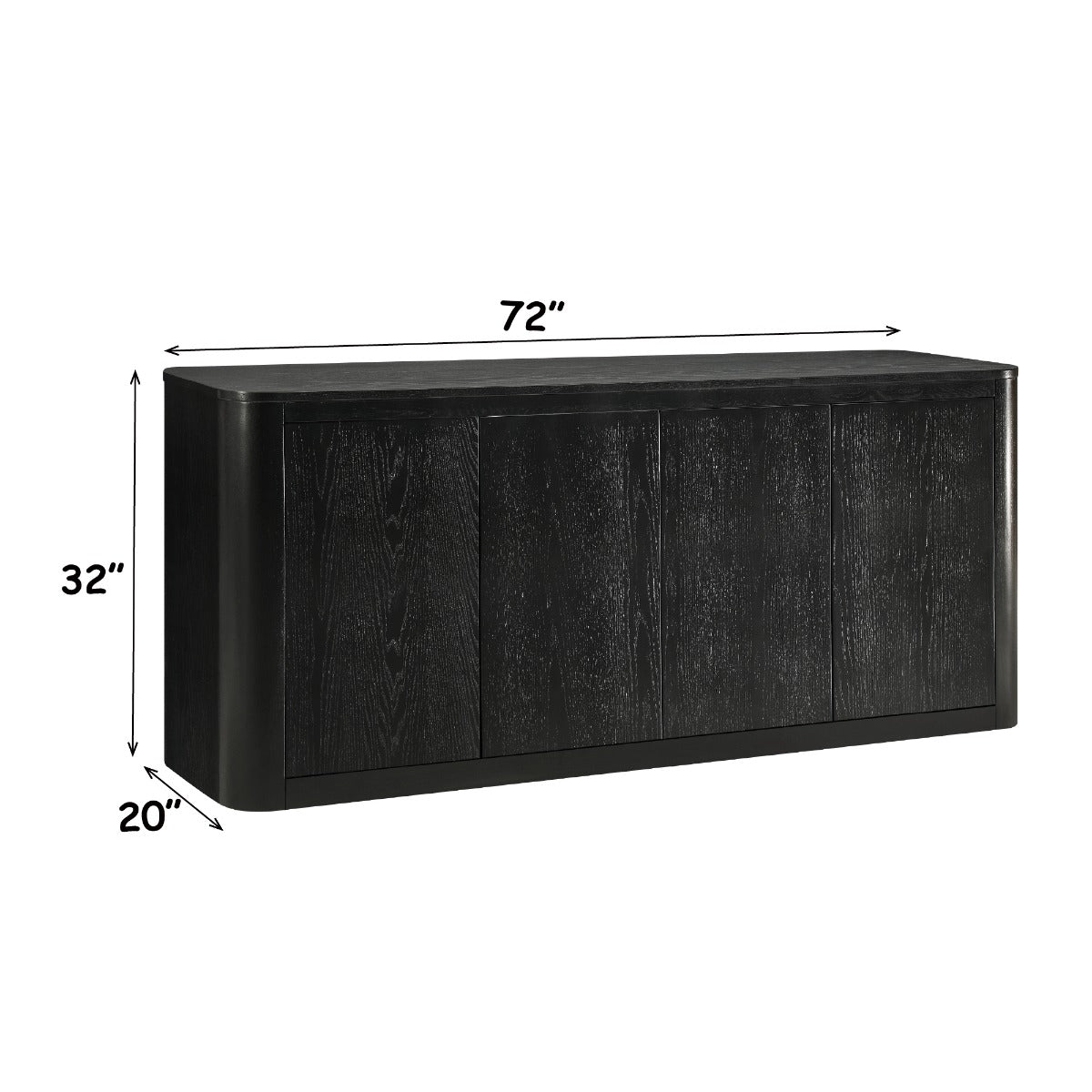 ACME Koen Server – top view – Lusso Furniture Miami
