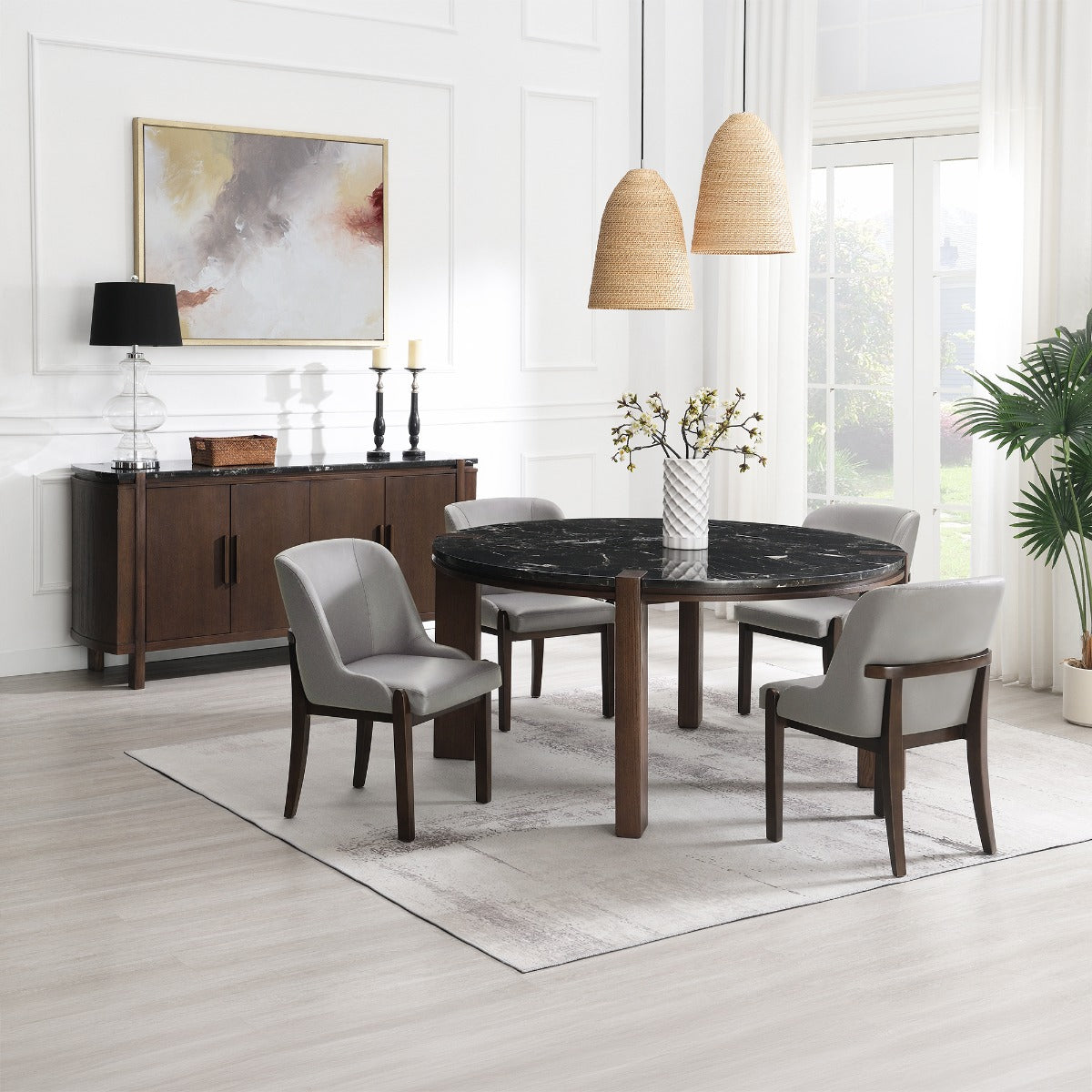 ACME Estella Side Chair Set of 2 – alternate view – Lusso Furniture Miami