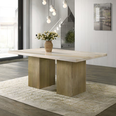 ACME Olinda Dining Table – front view – Lusso Furniture Miami