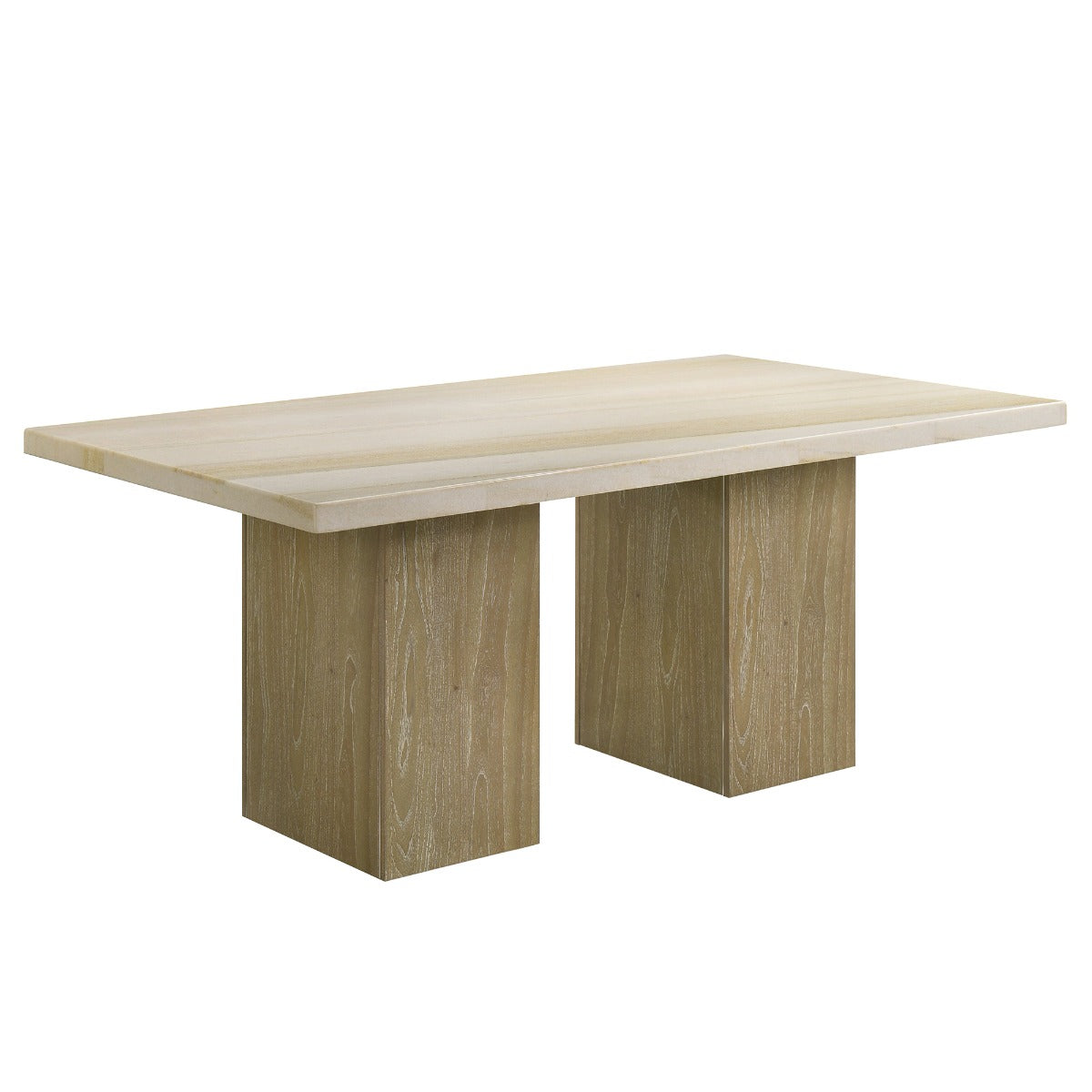ACME Olinda Dining Table – side view – Lusso Furniture Miami