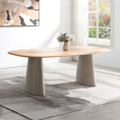 ACME Ogin Dining Table – front view – Lusso Furniture Miami