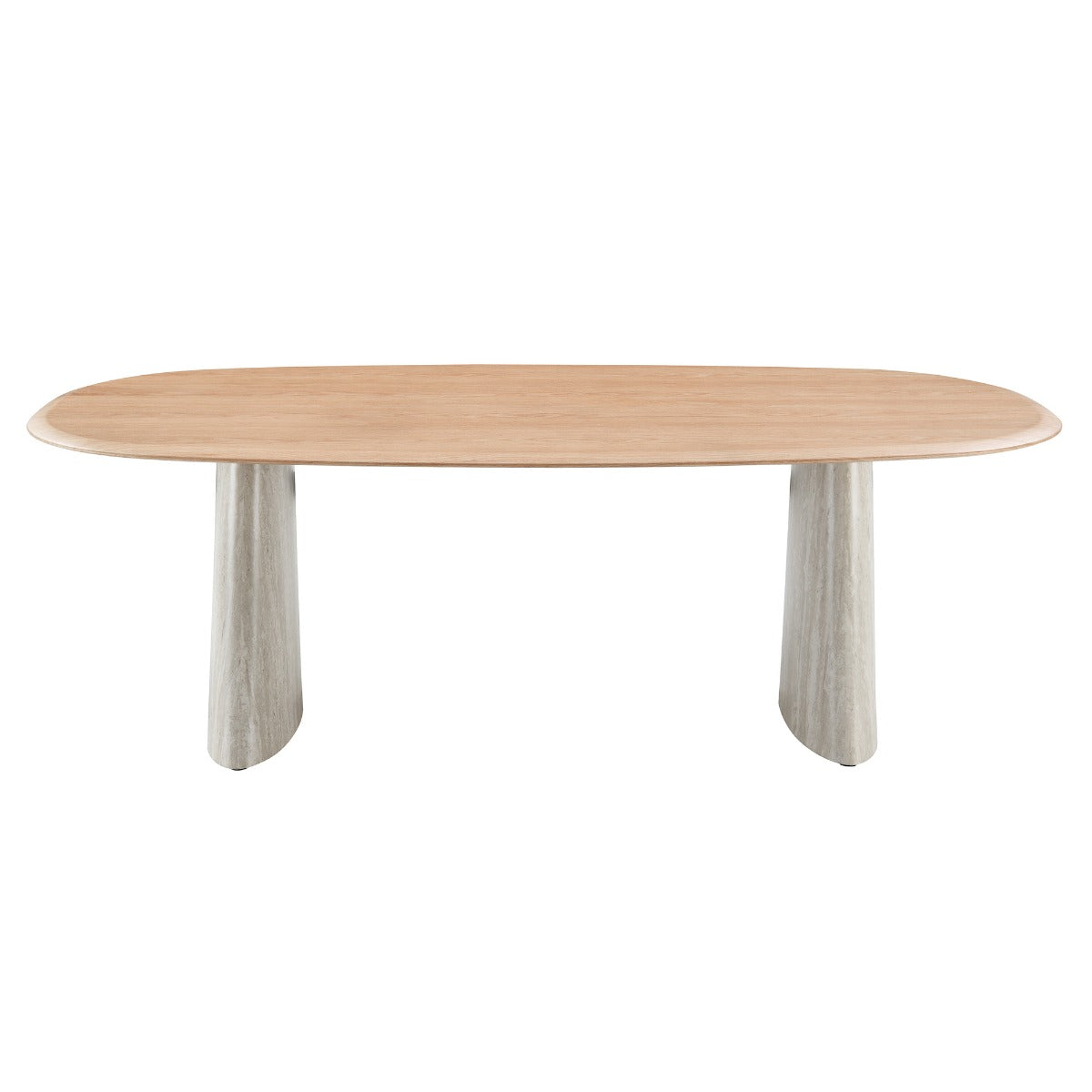 ACME Ogin Dining Table – side view – Lusso Furniture Miami