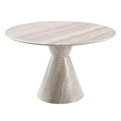 ACME Ogin Round Dining Table – side view – Lusso Furniture Miami