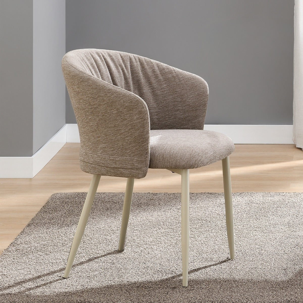 ACME Ogin Arm Chair Set of 2 – front view – Lusso Furniture Miami