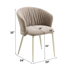 ACME Ogin Arm Chair Set of 2 – close-up – Lusso Furniture Miami