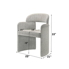 ACME Kyree Arm Chair Set of 2 – close-up – Lusso Furniture Miami