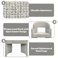 ACME Kyree Arm Chair Set of 2 – alternate view – Lusso Furniture Miami