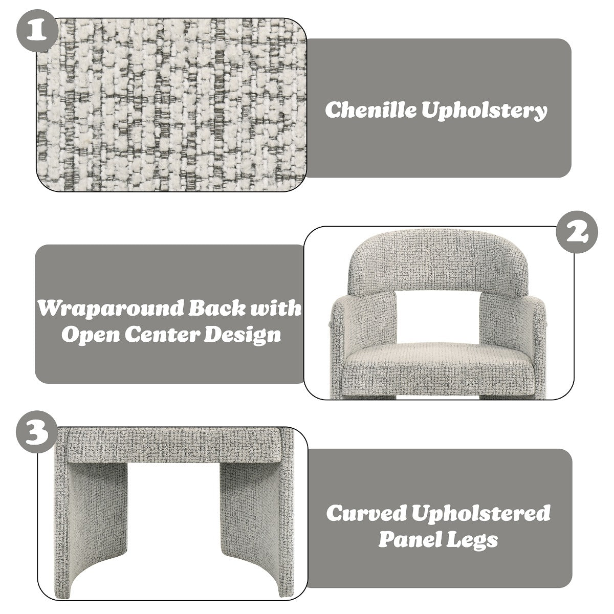 ACME Kyree Arm Chair Set of 2 – alternate view – Lusso Furniture Miami